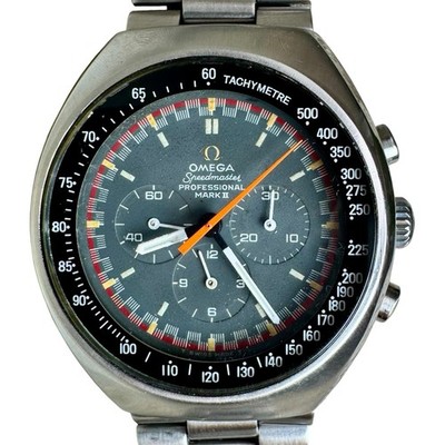Omega Speedmaster Mark II Racing Dial 1970s Sports Watch 145.014 cal 861 Mens