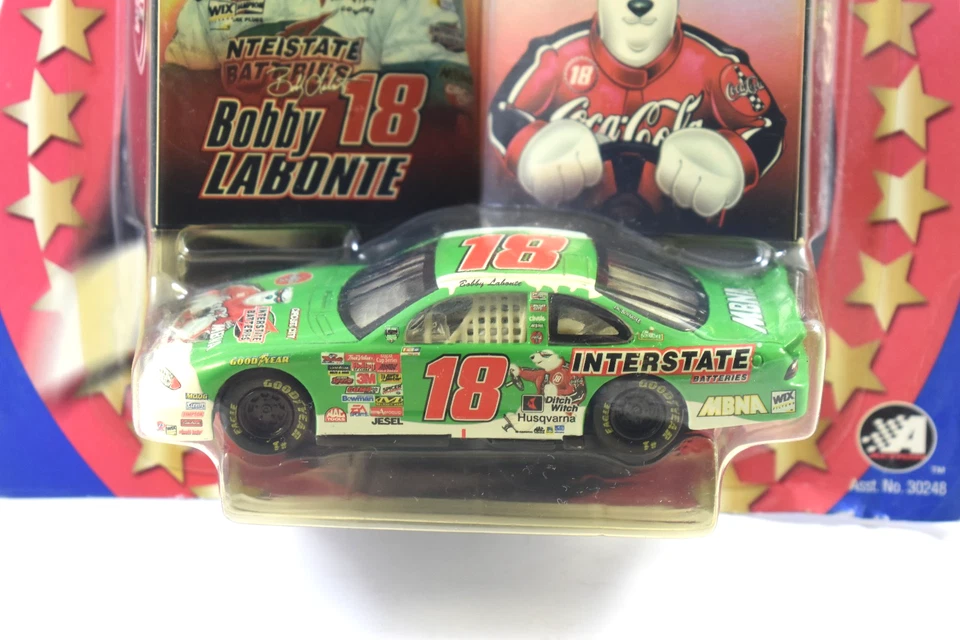 Bobby Labonte #18 Coca Cola Polar Bear 2001 Winner's Circle 1/43 Diecast - Image 2 of 4