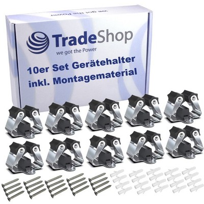 10x Werkzeughalter Gerätehalter Besenhalter Wandhalter Halterung Gartengeräte