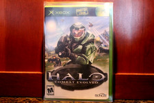 Halo: Combat Evolved Primera Impresión Etiqueta Negra (Xbox, 2001) con Protector "PROBADO"