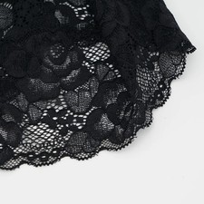 Lace Floral Headband Women Wide Hollow Lightweight Breathable Mesh Hairband