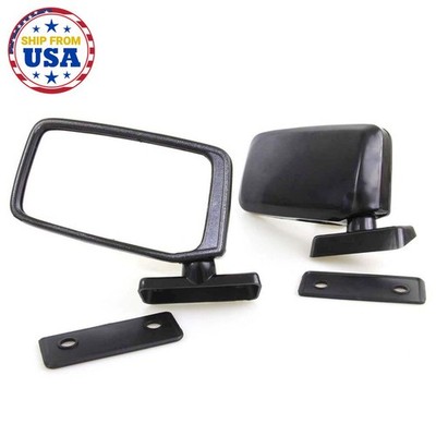 BLACK DOOR MIRRORS LH RH Fit NISSAN 60-89 DATSUN 620 720 120Y 520 521 B310 TRUCK