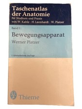 Thieme Taschenatlas Anatomie Bewegungsapparat Kahle Leonhardt Platzer Fachbuch