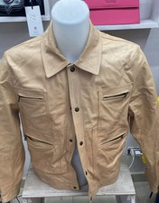 Giacca In Pelle Uomo Taglia 52 cod. AE13