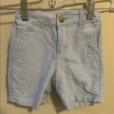 Janie and Jack Adjustable Boys Blue Khaki Shorts. Size 4