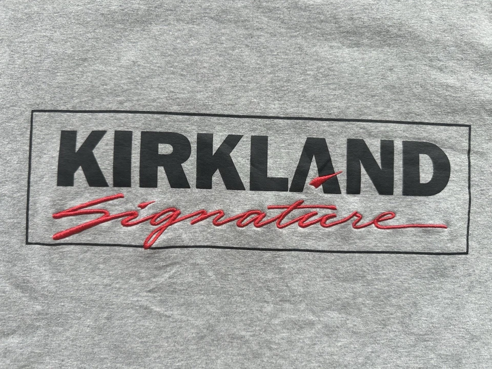 Kirkland Signature Costco Sudadera Cuello Redondo Gris Para Hombre-Grande Para Mujer-XL Suéter Foto 2 de 4