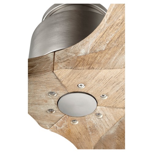 Satin Nickel 64"Ceiling Fan from the Lurus Collection - Picture 7 of 7