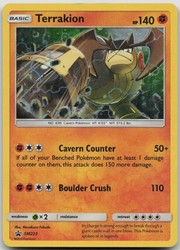 Terrakion SM223 Black Star Promo Holo