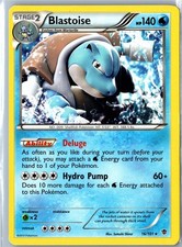 shiny blastoise pokemon card EX - 21/108 - Evolutions Celebrate the legacy of your favorite tabletop game with this Blastoise GX 2019 Pokemon Unbroken Bonds Secret Rare #218 PSA Authenticated 9 Card Blastoise - Plasma Storm Pokémon