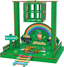 St Patricks Day Leprechaun Trap Kit DIY Toys Gift Kids Party Decoration Kit New