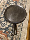 Vtg Wagner Ware Sidney -O- Cast Iron Round Handled Griddle 1109D, Stylized Logo
