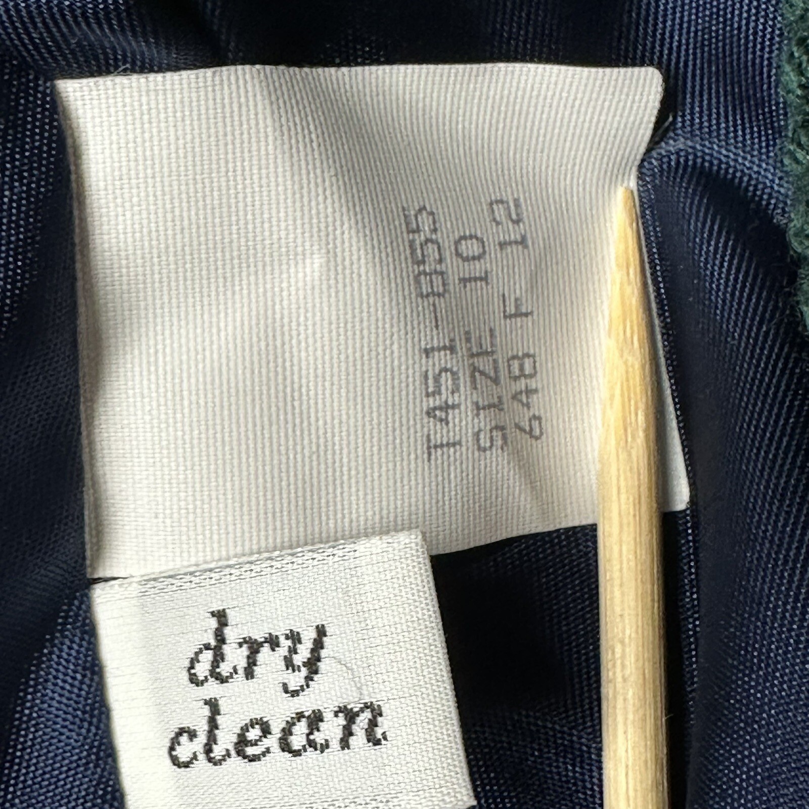 Pendleton Wool Blazer Jacket Navy Blue Green Trim… - image 7