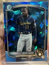 2025 Bowman Chrome Sapphire Edition -Chrome Prospects Image Variation Jesus Made