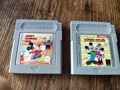 Nintendo Gameboy Spiele Mickey Mouse und Mickeys dangerous chase -2 St