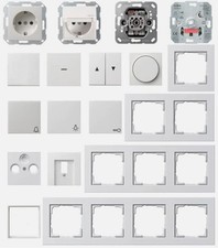 GIRA E2 System 55 reinweiß glänzend / matt Rahmen Abdeckungen Steckdosen Auswahl