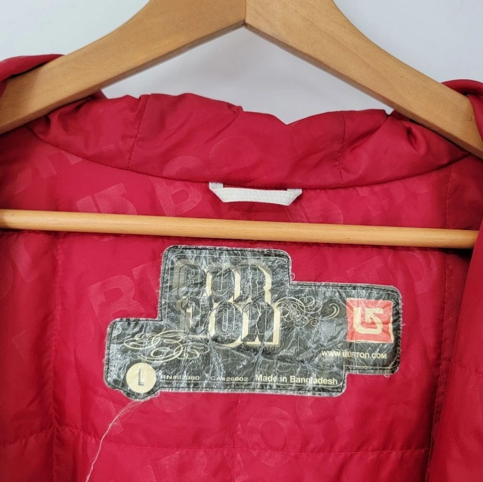 Chaqueta de Snowboard Burton Vintage Para Hombre Grande Gris Blanco Cremallera Capucha Exterior Foto 4 de 4