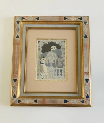 George BARBIER -Lithographie / Pochoir Signée Et Encadrée  - Photo 1/4