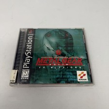 Sony PlayStation 1 Metal Gear Solid: VR Missions CIB Clean Disc!