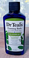 Dr. Teal's Foaming Bath With Pure Epsom Salt Eucalyptus Spearmint Esennital Oil
