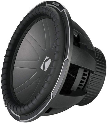 Kicker 42CWQ124 12 Inch CompQ Subwoofer with Dual 4-Ohm Voice Coils