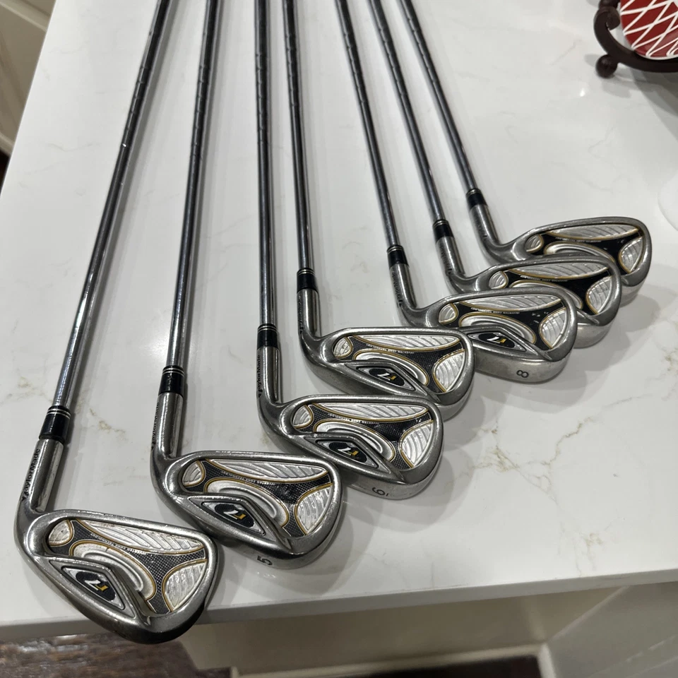 TaylorMade r7 Iron Set 4-PW Stiff-Flex T-STEP 90 Steel Men's Right Hand - Image 4 of 4