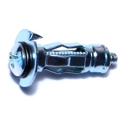 1/8''-32 Zinc Plated Steel Coarse Thread Extra Short Pan Head Hollow Wall Anchors
