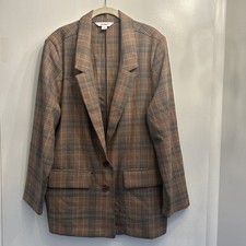 Women  s Old Navy plaid Blazer Size Xlg