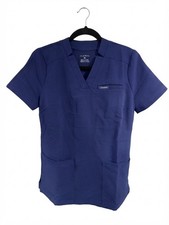 Jaanuu Women's Navy Blue Scrub Top Style J96172 New With Tags Size XS