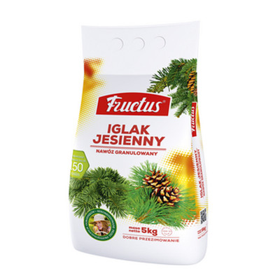 5906074148424 Nawóz do Iglaków granulowany Jesienny 5 kg Fructus LIDER sp. z o.o