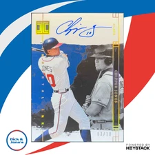 2024 Panini Impeccable Chipper Jones Immortal Ink Holo Gold 1/10 Atlanta Braves