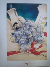 Affiche signée 1993 Tintin On