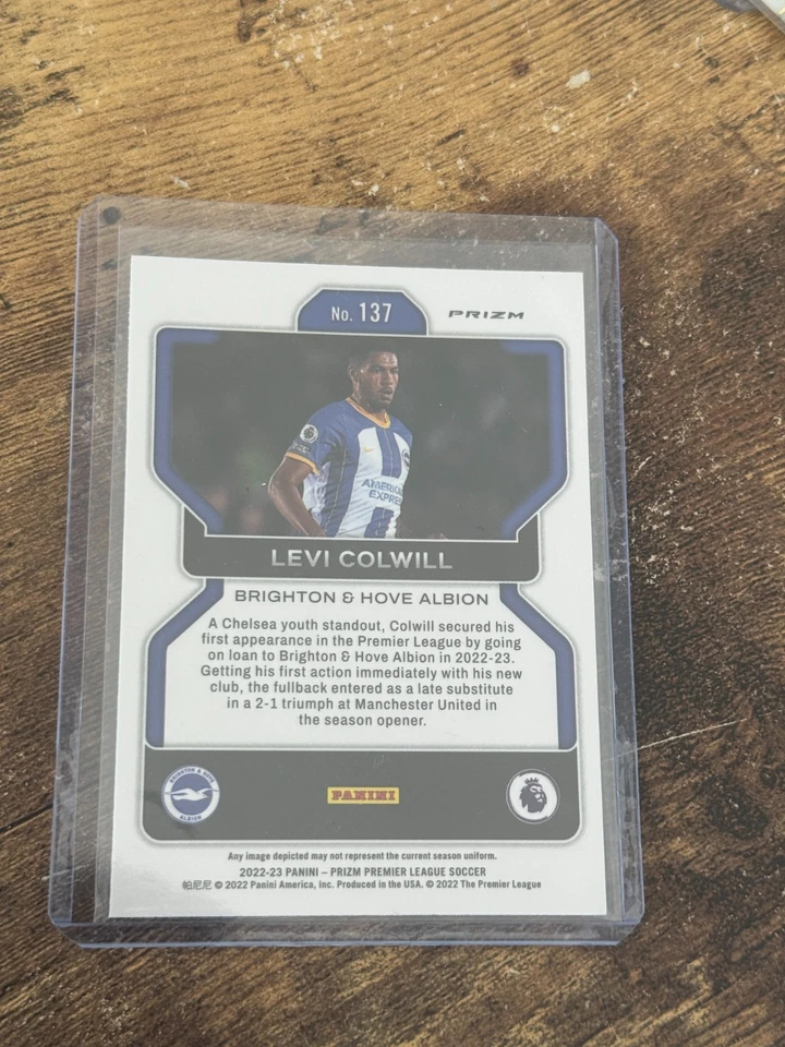 2022-23 Panini Prizm Premier League Silver Prizm Levi Colwill #137 Rookie RC - Image 2 of 2