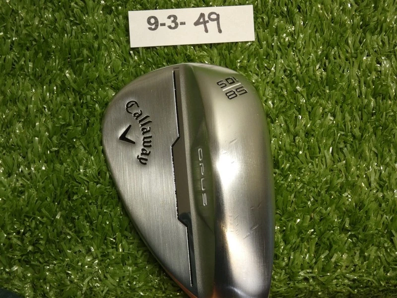 Callaway Opus Cromo Cepillado 58* 10* Lob Wedge S Grind DG Mid 115 Acero Como Nuevo Foto 2 de 4