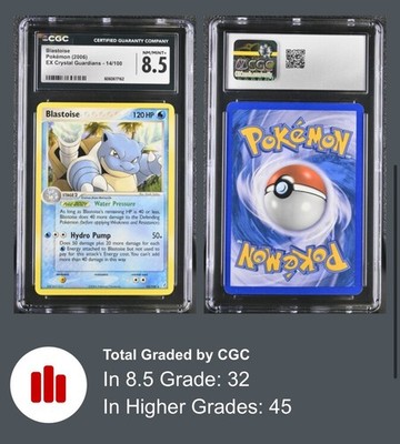Blastoise 14/100 Crystal Guardians Regular for sale online | eBay