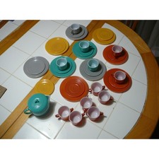 Vintage  Little Hostess  34 pc tea set by Hazel Atlas discontinued in 1952