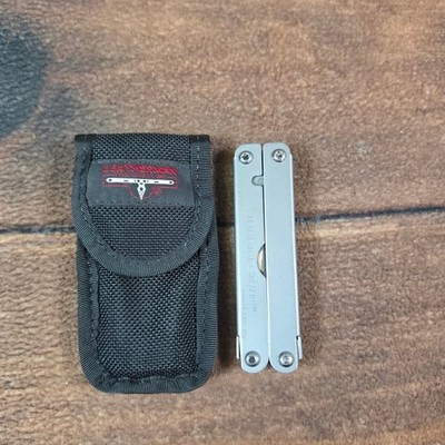 Leatherman Sideclip Multi-Tool Mens OS Silver Good Vintage Pocket Clip USA