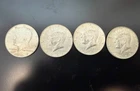 Lot of 4 Kennedy Half Dollar 1967 Silver Coins
