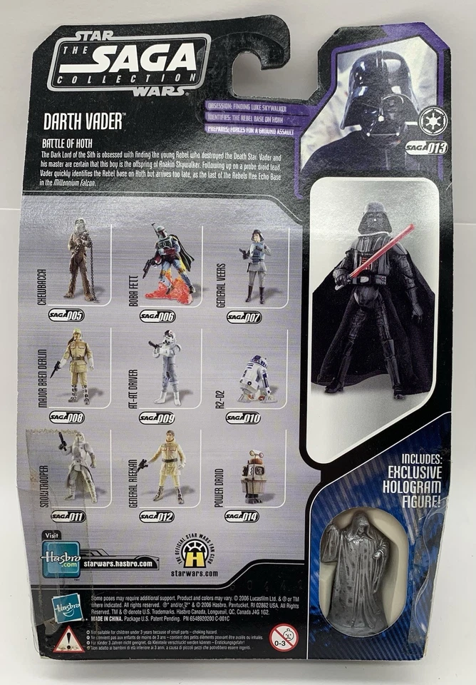 Hasbro Star Wars Darth Vader 2006 Galactic Hunt Saga Legends Action Figure NIP - Image 2 of 4