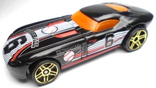 2018 HOT WHEELS HW SPORTS FAST FELION BASEBALL #6 BLACK 1:64 DIECAST 2 3/4" CAR