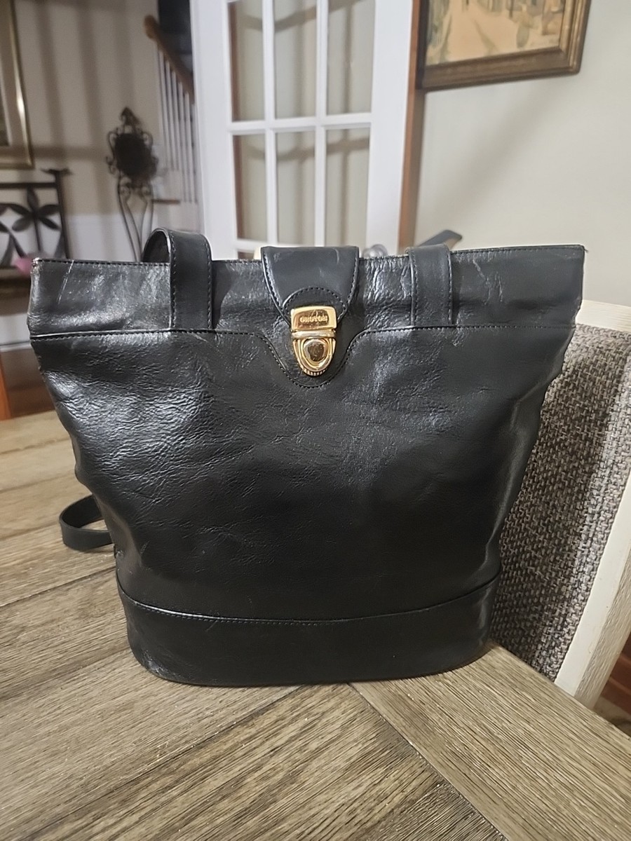 Handbag Oroton Sac ROOMY Oroton Australia BLACK GENUINE LEATHER