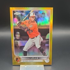Topps Chrome Update Series Ramon Urias Orioles Gold Refractor #USC124 /50 Rookie
