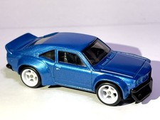 🔥 Hot Wheels MAZDA RX-3 Custom Made Metallic Blue W/real Riders  Diecast Car