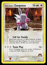 Team Magma's Zangoose 23/95 EX Team Magma vs Team Aqua Rare LP on eBay