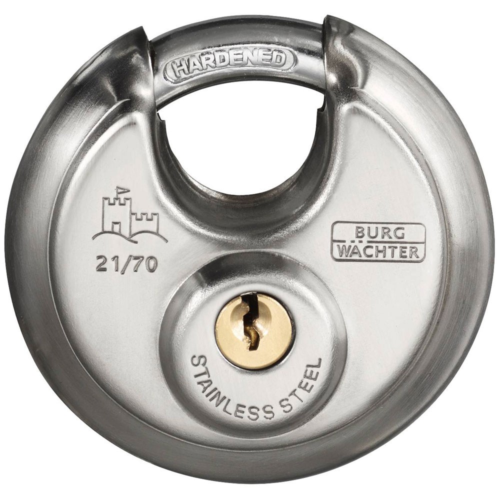 Burg Wächter Padlock 70.80mm Stainless Steel Keyed-Different