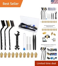 Precision 3D Printer Nozzle Cleaning Kit - 27 PCS for Smooth, Clog-Free Printing