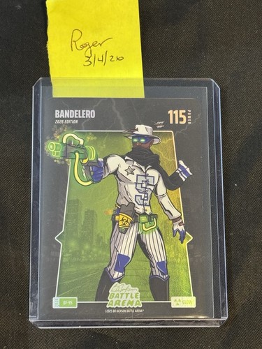 2025 Bo Jackson Battle Arena Update BATTLE FOIL GLOW # BF-95 Bandelero 115 Power