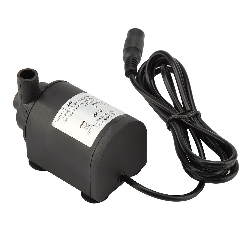 DC 6-24V Brushless Aquarium Fountain Pond Solar Submersible Quiet Water Pump