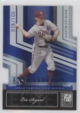 2007 Donruss Elite Extra Edition Aspirations Die-Cut 78/100 Eric Sogard #53 0c2