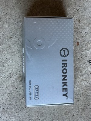 Kingston Tech Iron Key 32GB D300S AES 256XTS Encrypted USB 3.0 Flash Drive