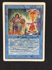TIMETWISTER 1993 UNLIMITED EDITION Magic the Gathering MTG HP***SIGNED***